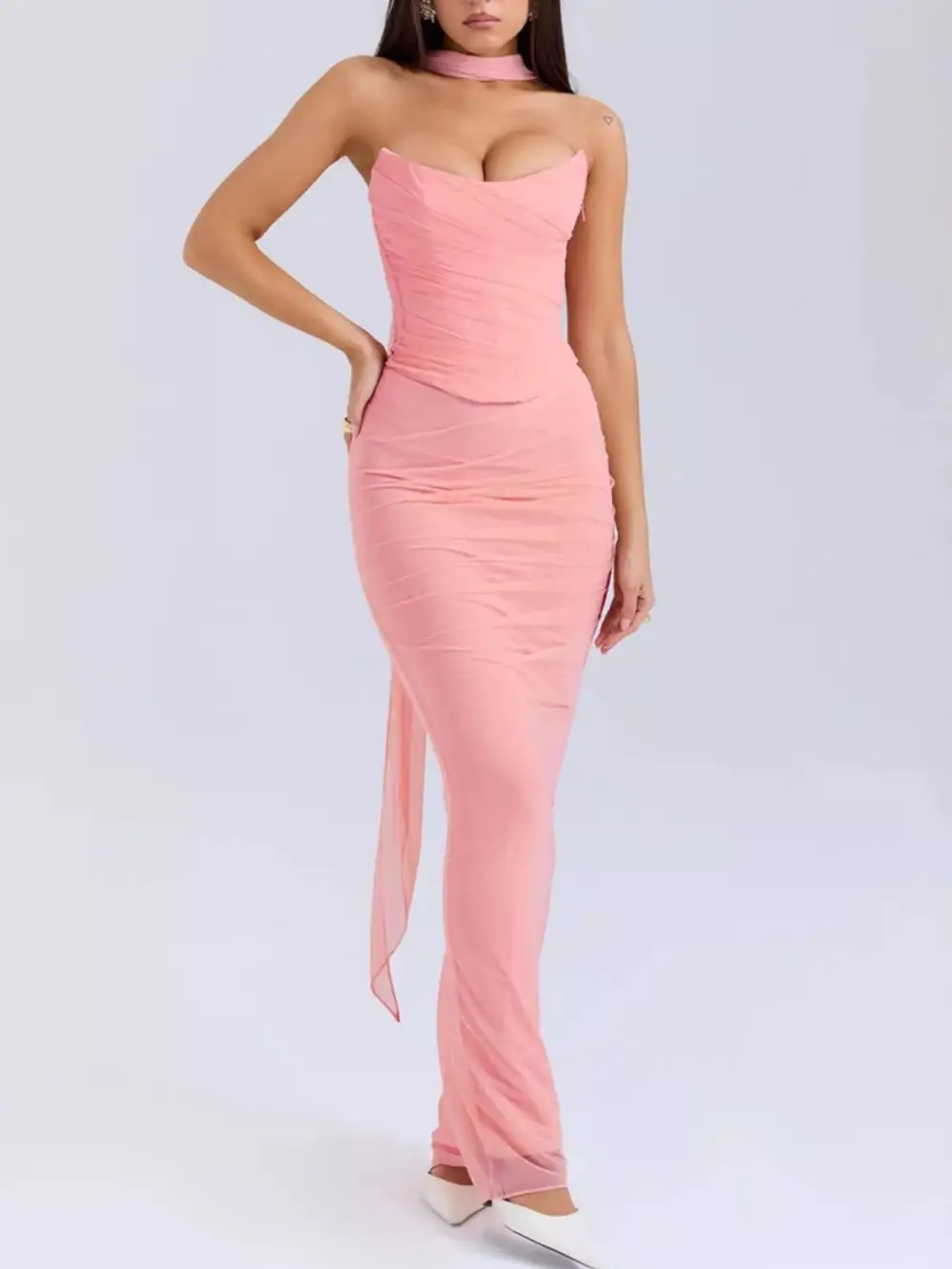 Ruched Tube Coordinated Set