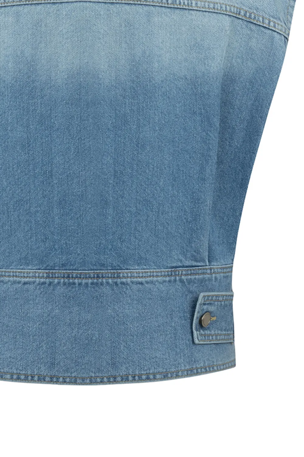 Sleeveless Denim Vest