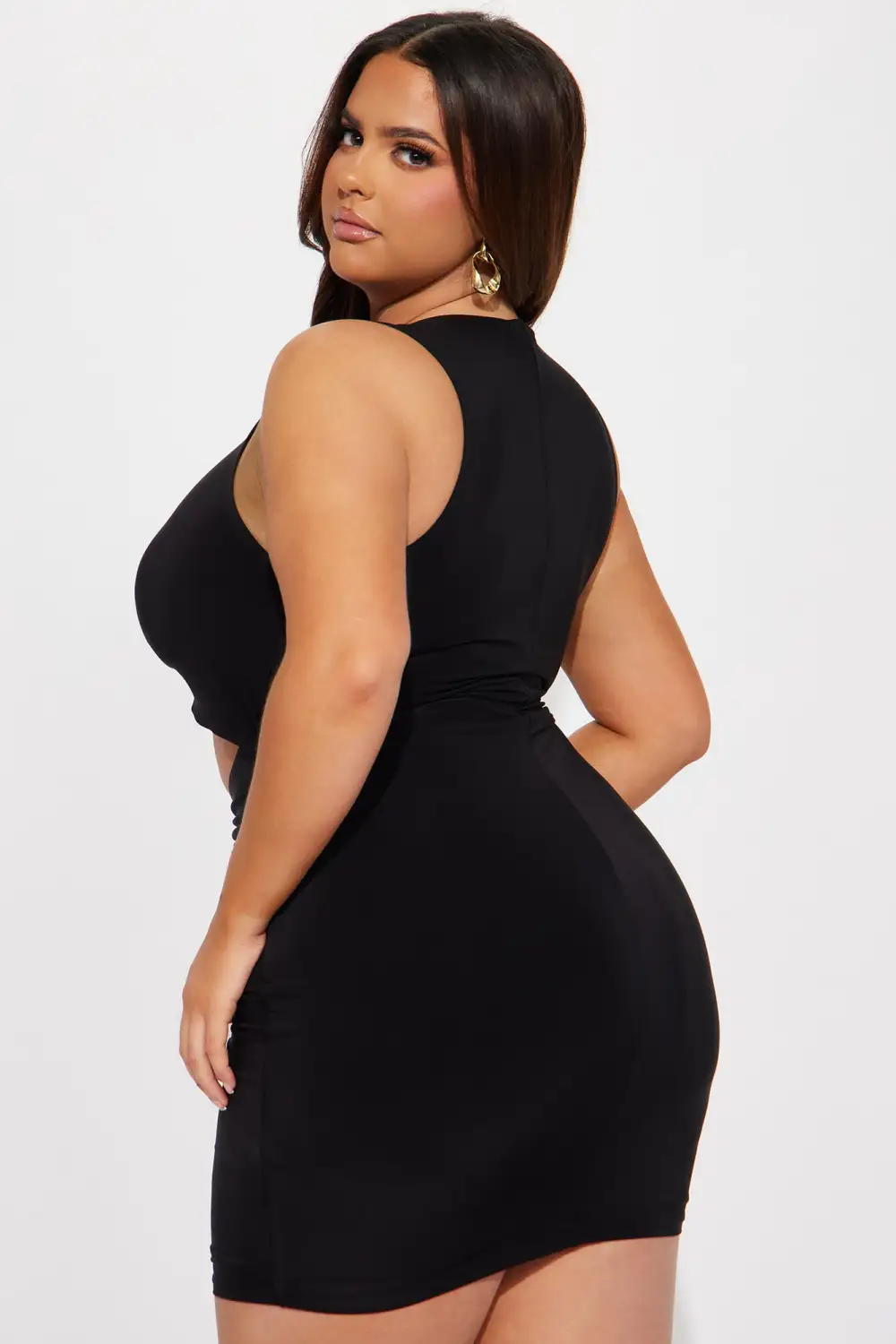 Gabbi Cut Out Mini Dress - Black
