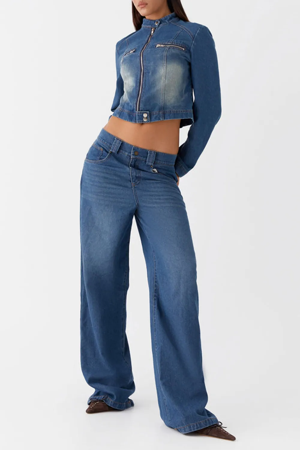 Denim Jacket - Vintage Blue Wash