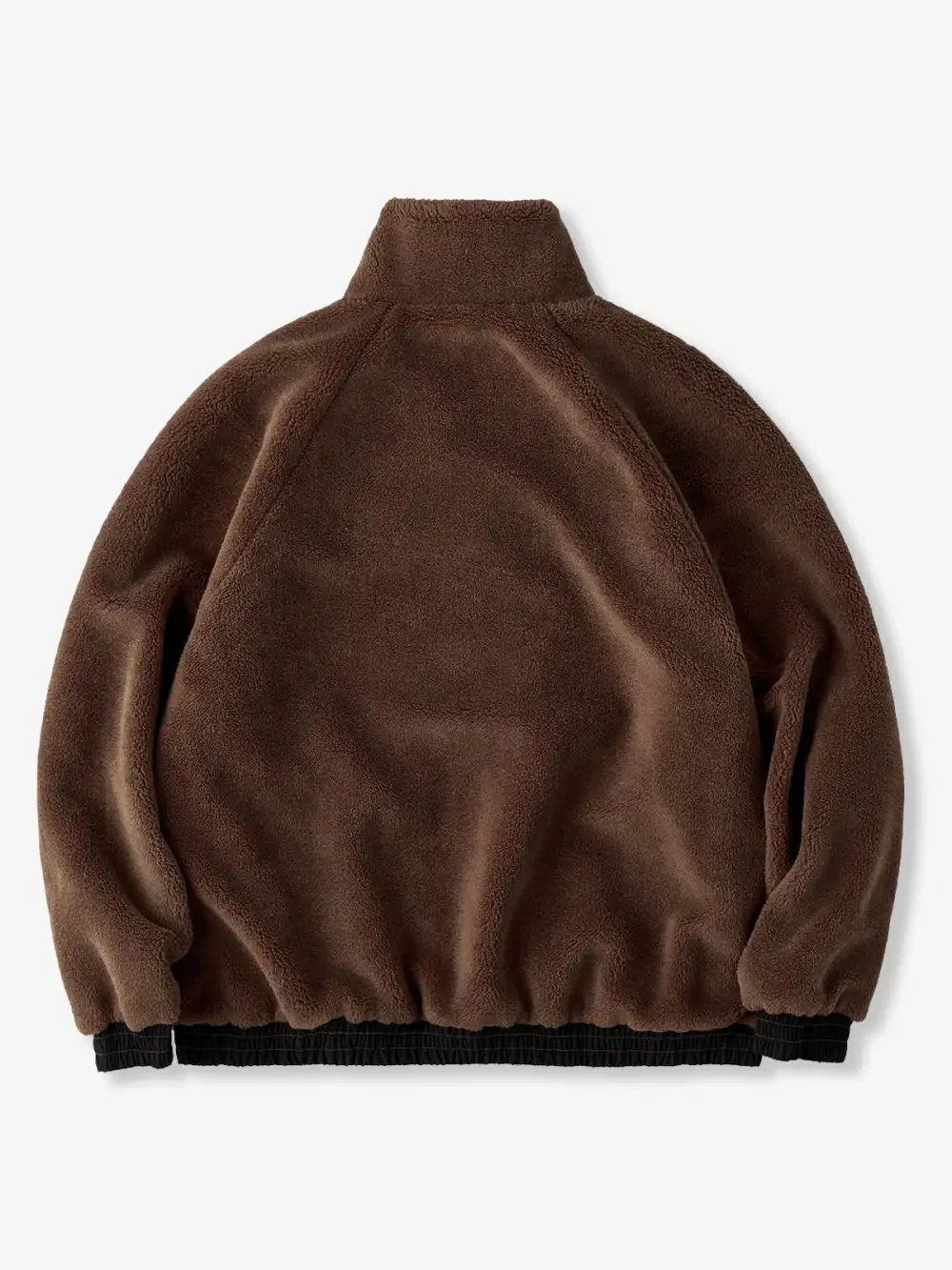 Men'S Fleece Lined Stand Collar Harrington Jacket