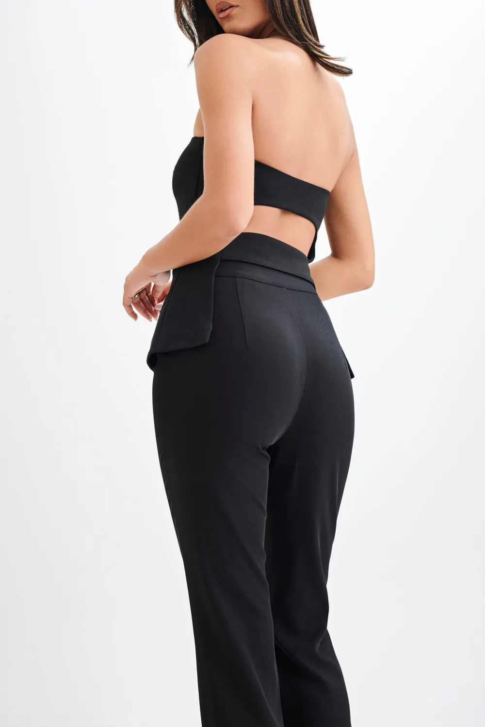 Strapless Cut Out Top