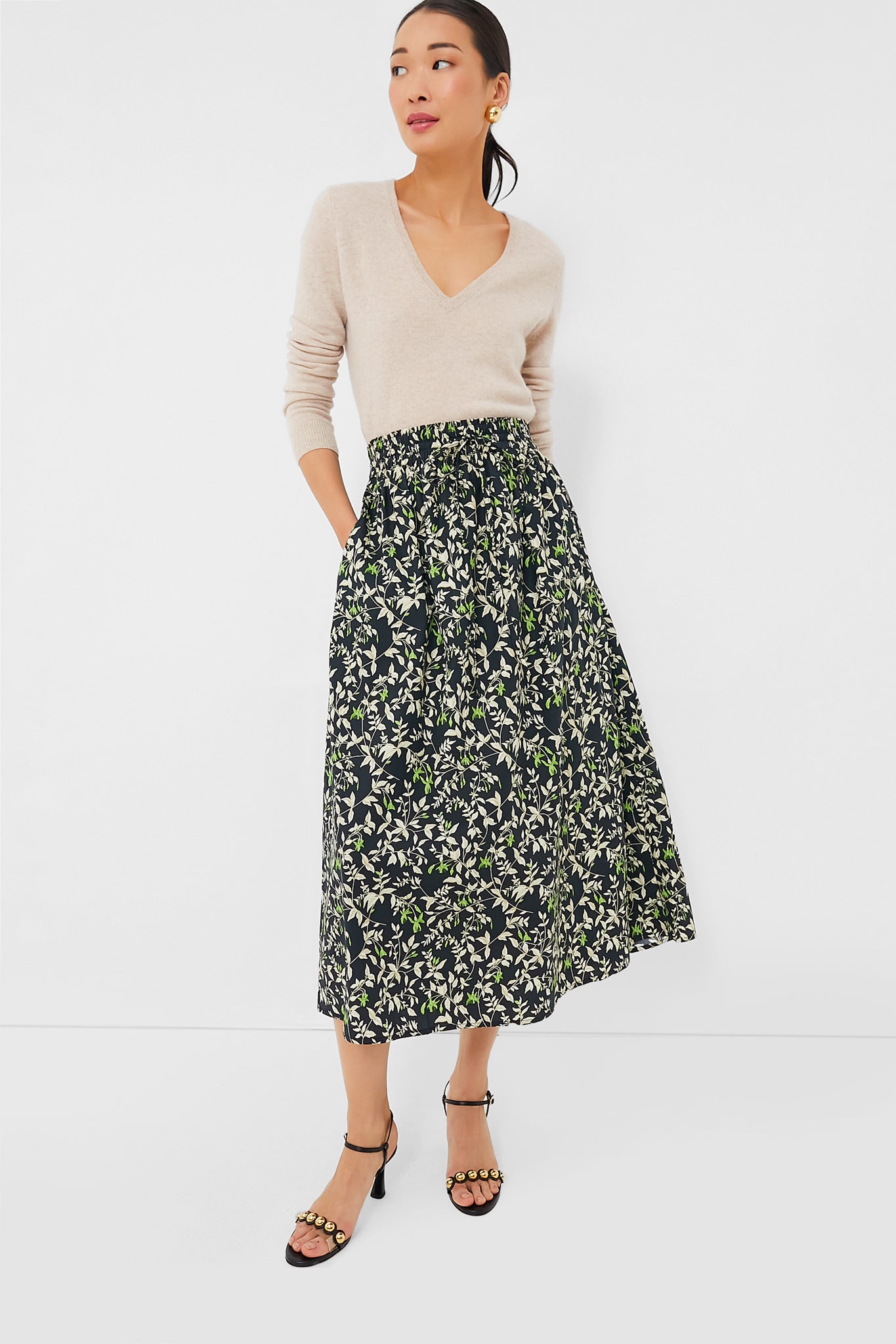 Verdant Iris Cece Skirt