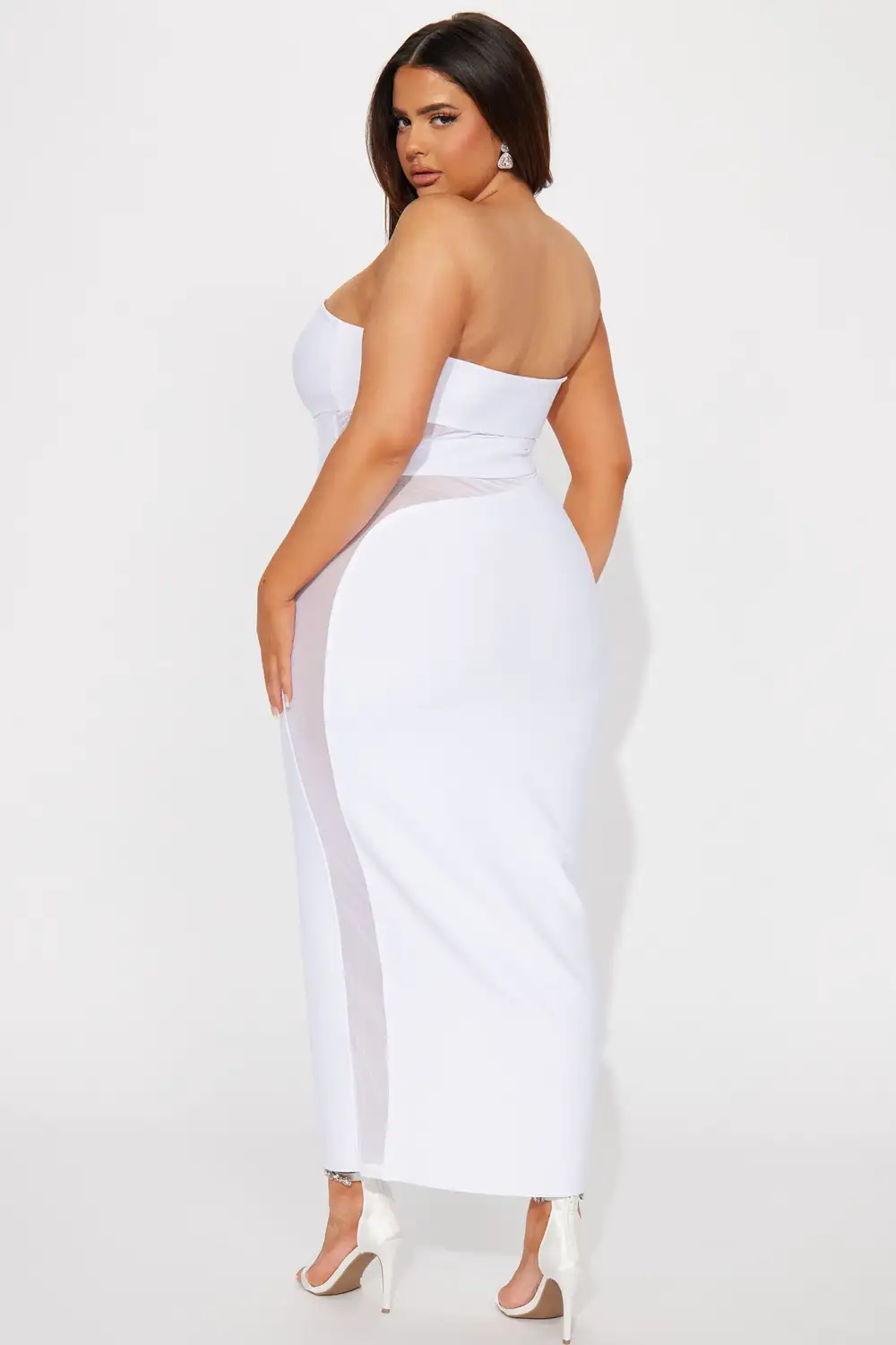 Mackenzie Bandage Maxi Dress - White