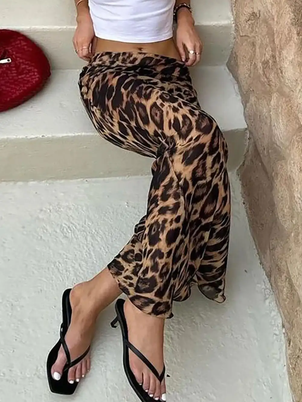Neat Fitted Printed Skirt