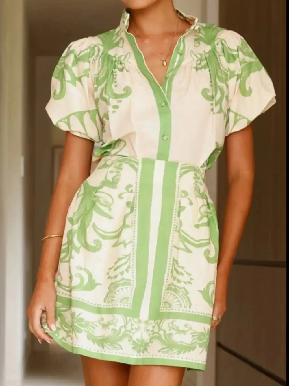 Button Front Strapless Coordinated Set