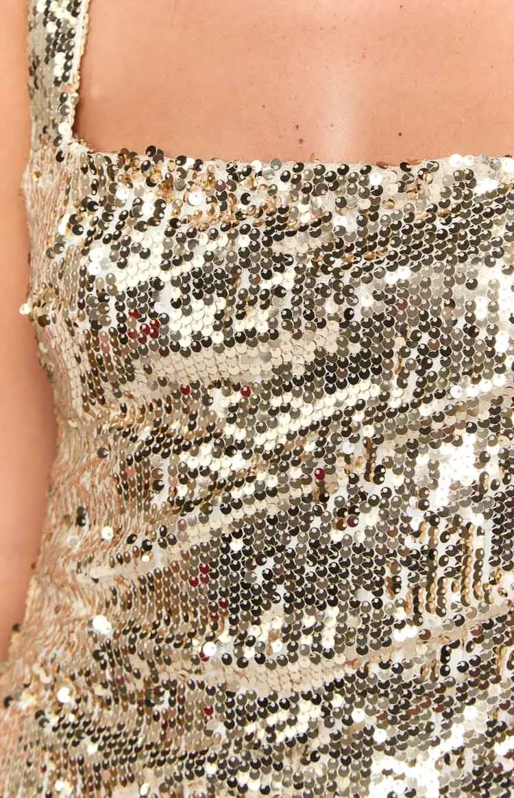 Sequin Maxi Dress