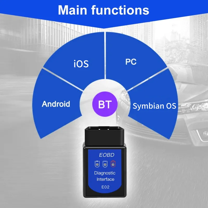 Smart Car Diagnostic Scanner (ELM 327 OBD2 Vehicle Fault Code Reader)