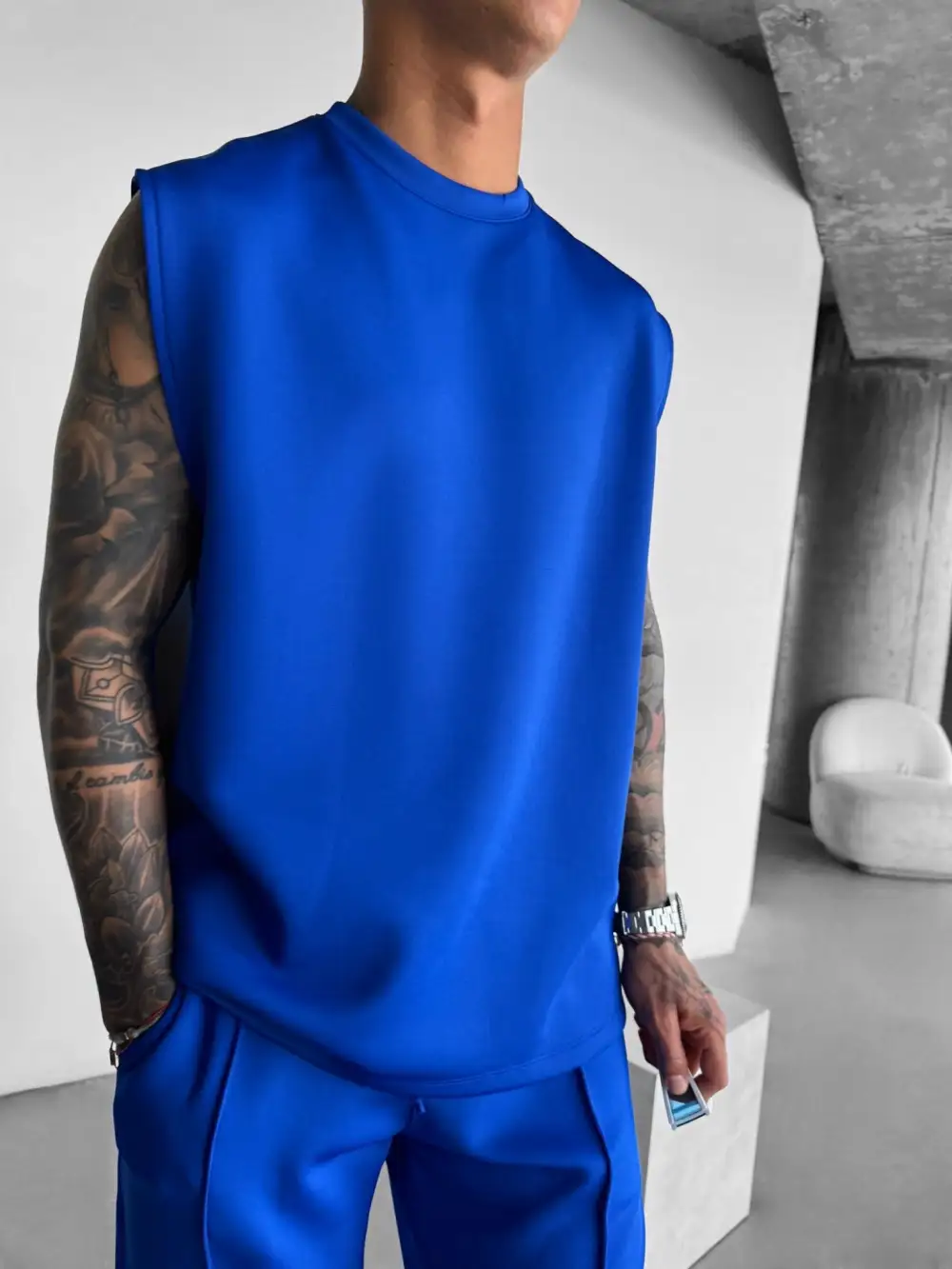 Laidback Relaxed Diver Inspired Tank Top