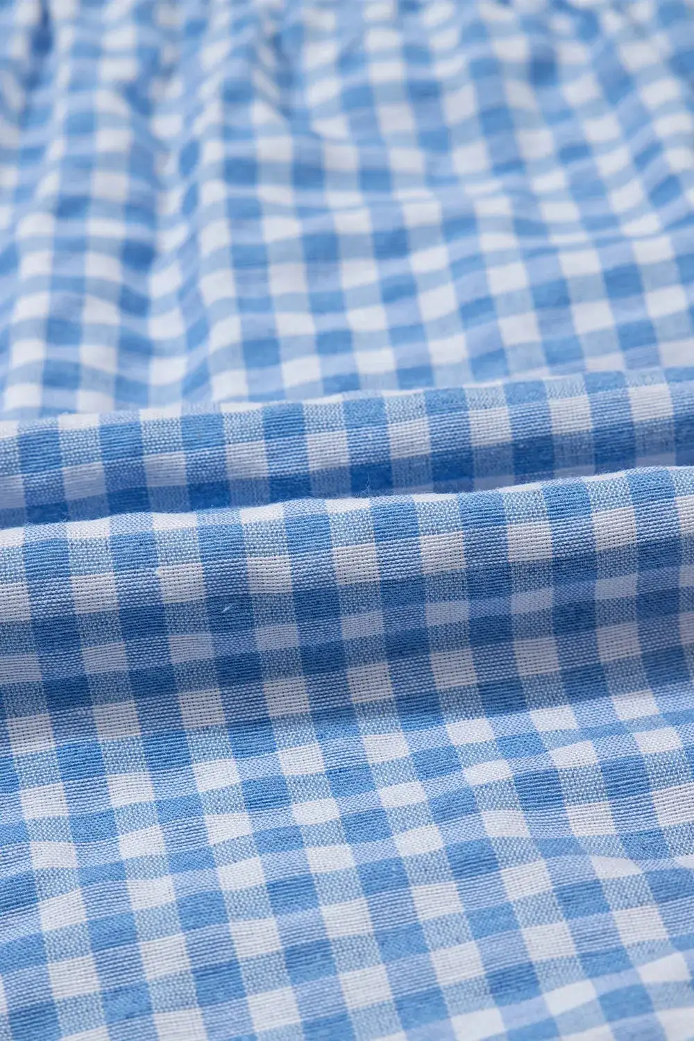 Plaid Gingham High Waist Shorts