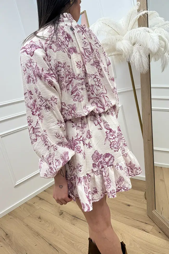 Clean Mini V Neck Dress