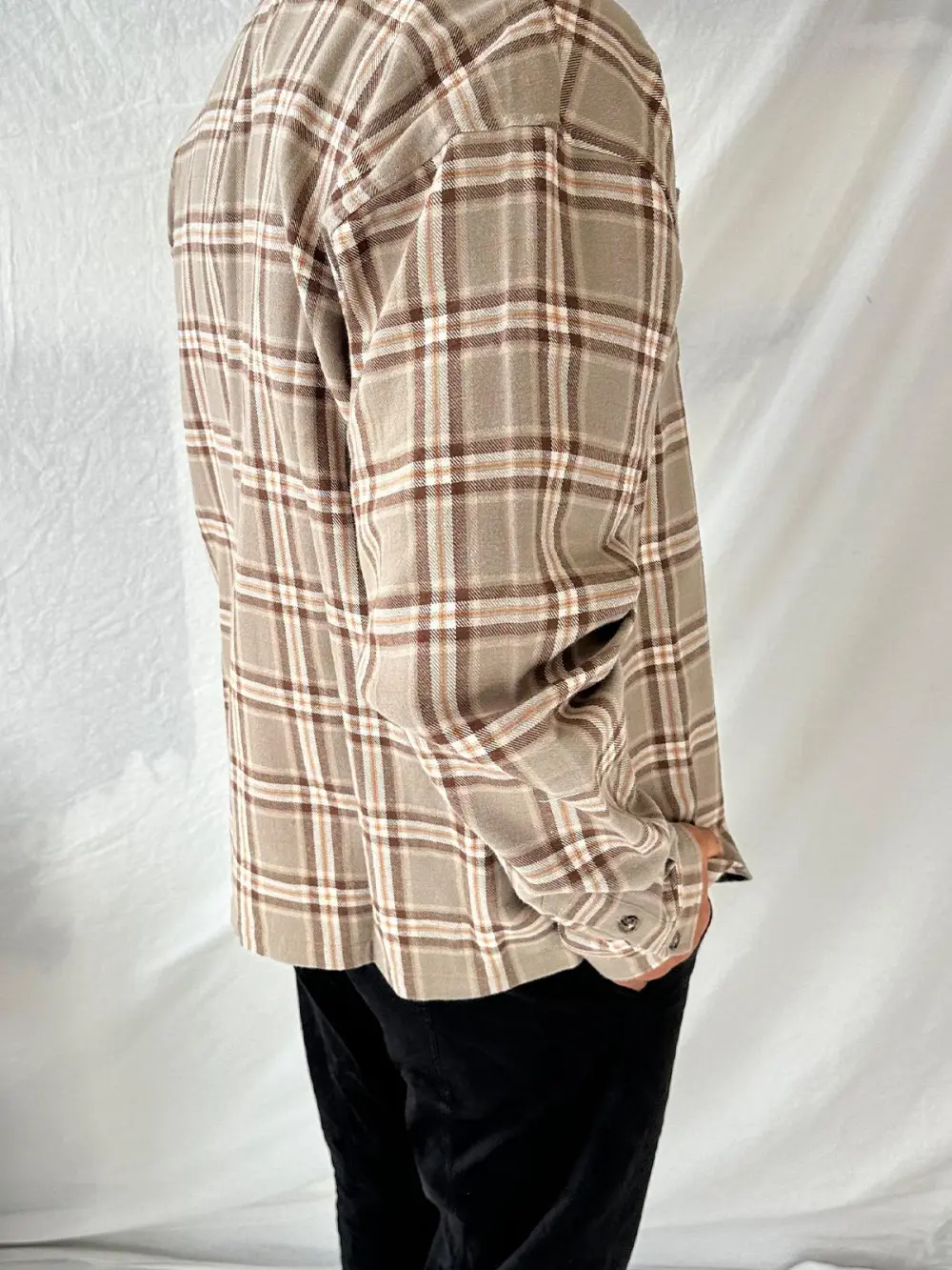 Casual Versatile And Comfortable Light Brown Shirt