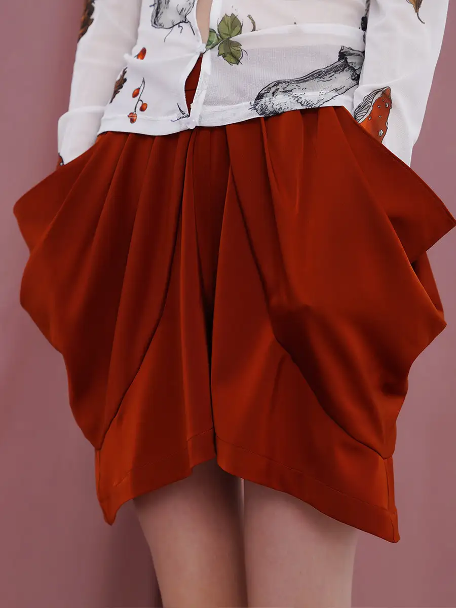 Subtle Market Everyday Casual Polyester Shorts
