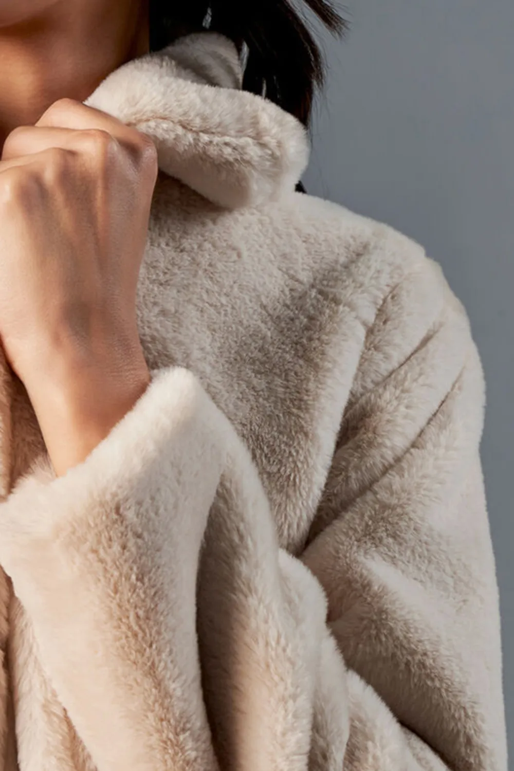 Winter Wear Cream Jacket