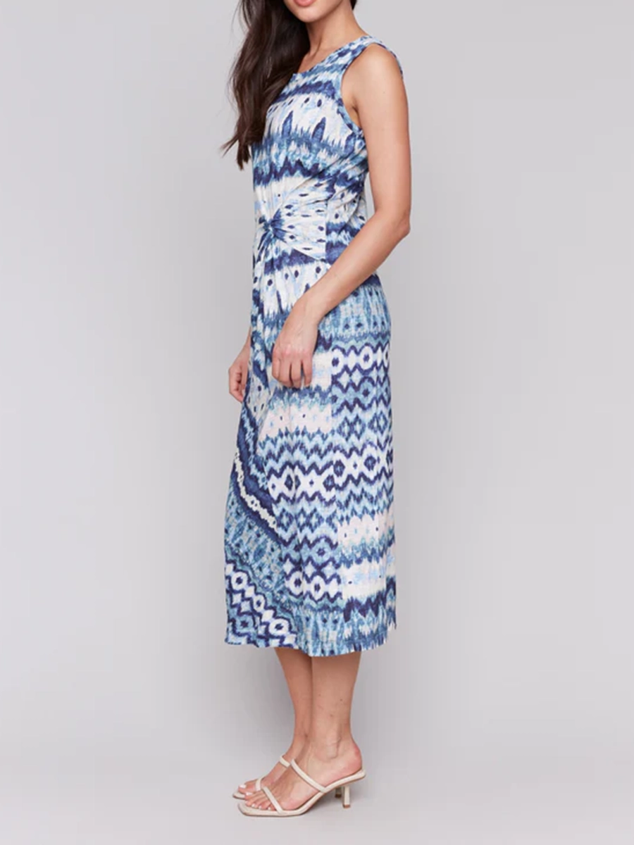 High-End Intellectual Sleeveless Dress