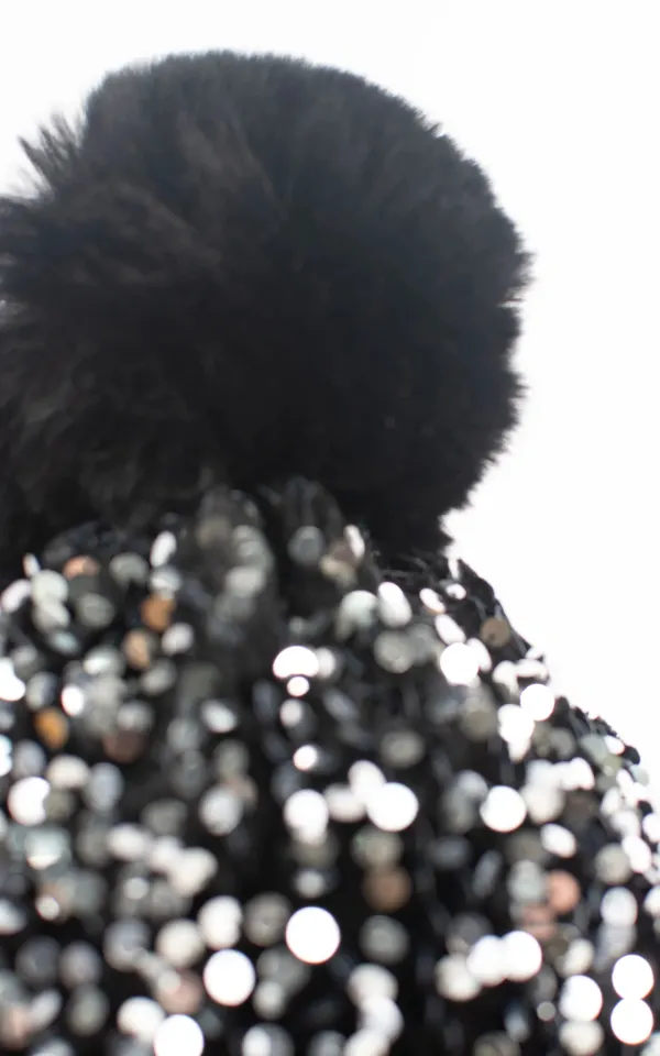 High-End Versatile Fashion Sequined Ladies Hat