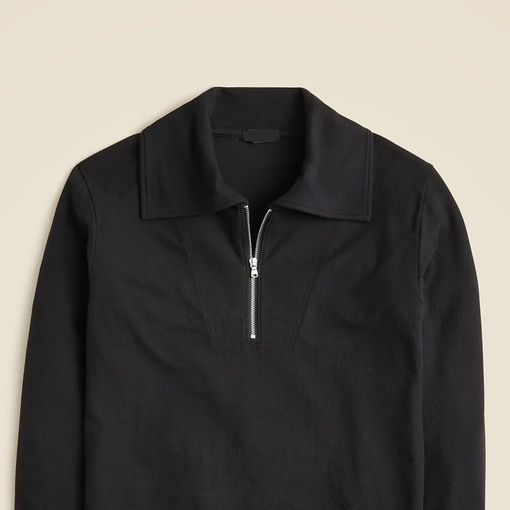 Soft Rib Quarter-Zip Tops