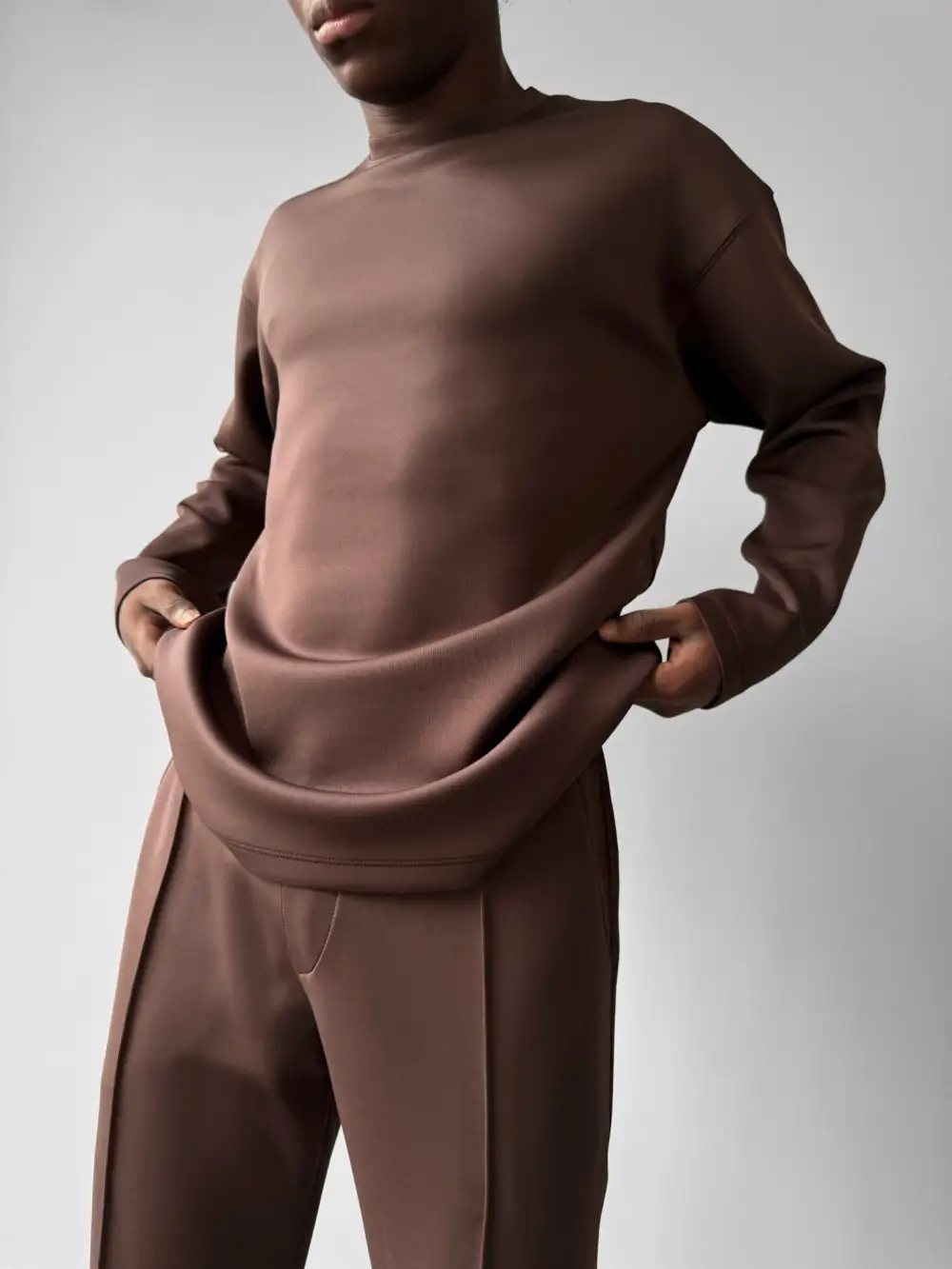 Laidback Relaxed Diver Inspired Sweatshirt