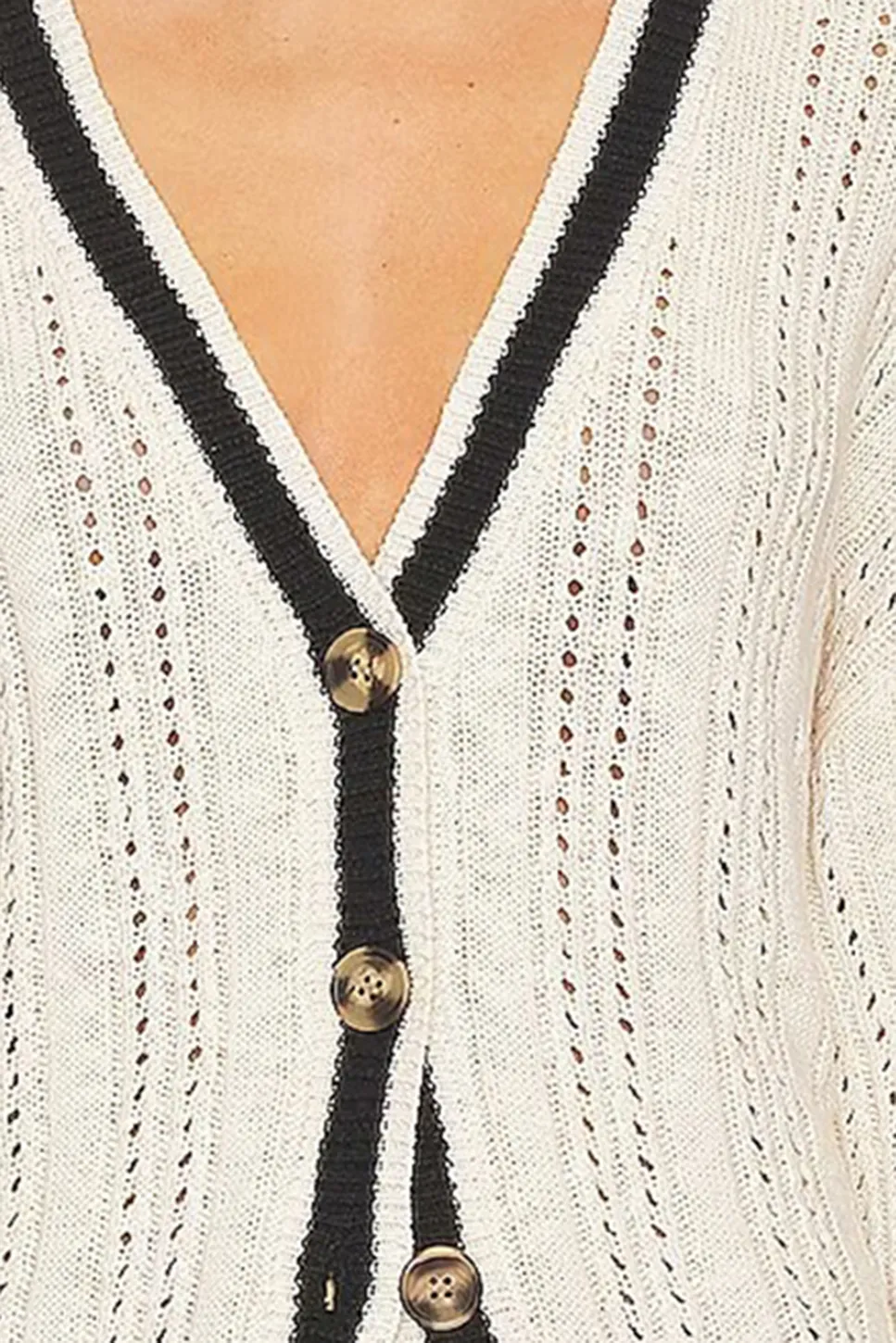 Sport Stripe Cardigan