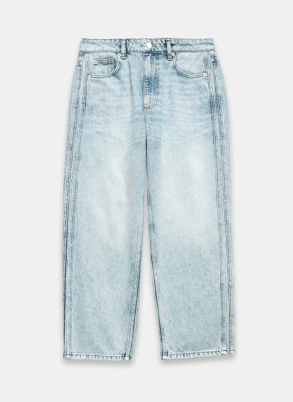 Casual Style Relaxed Tapered Boyfriend Jeans