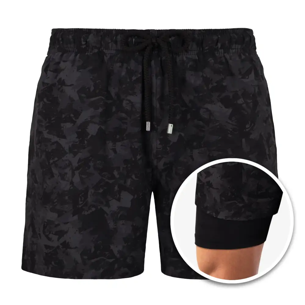 Camo Mid-Length Hybrid Short