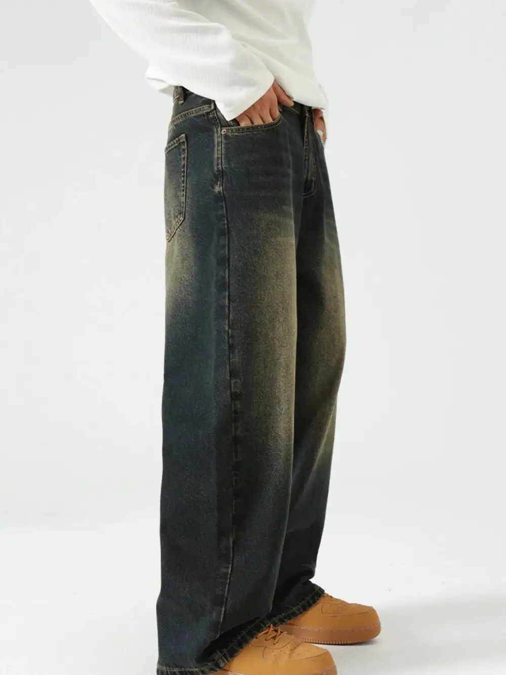 Wide Leg Baggy Jeans