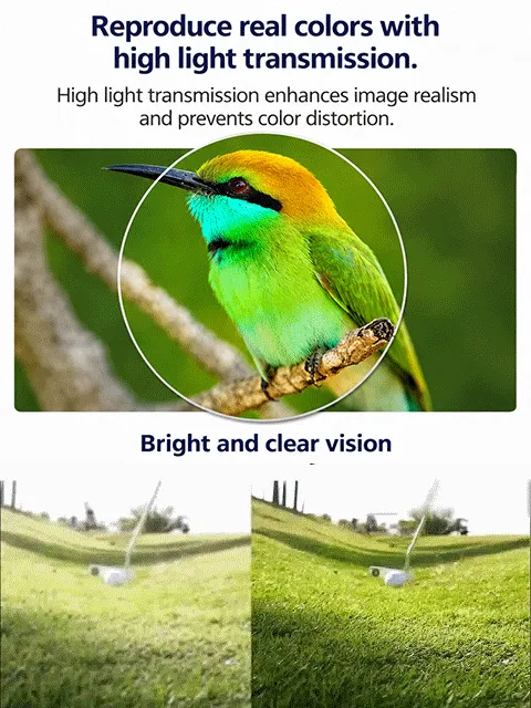 HD Photochromic Titanium Alloy Progressive Reading Glasses