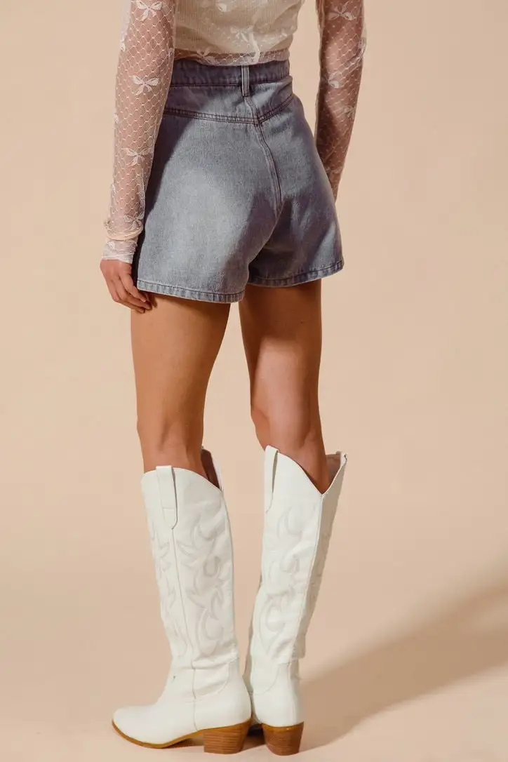 Weekend Roomy Cotton Blend Casual Shorts