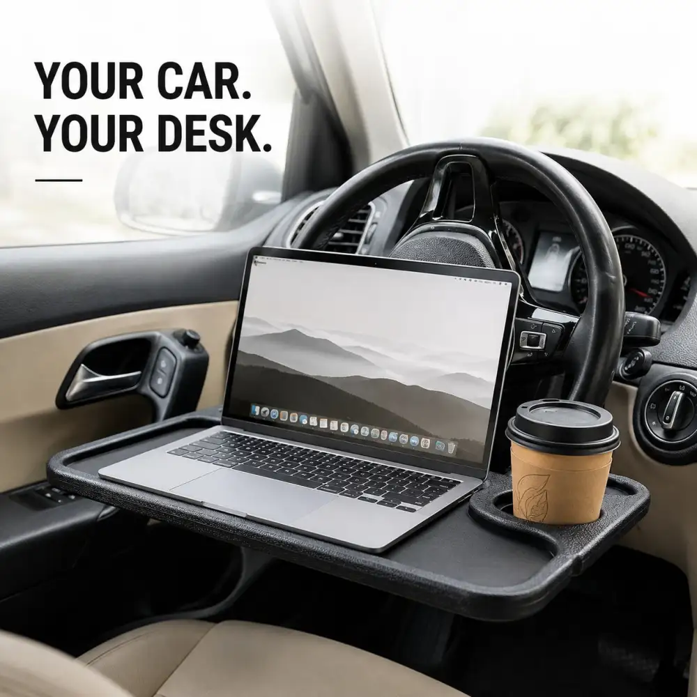 Car Steering Wheel Tray for Work and Dining