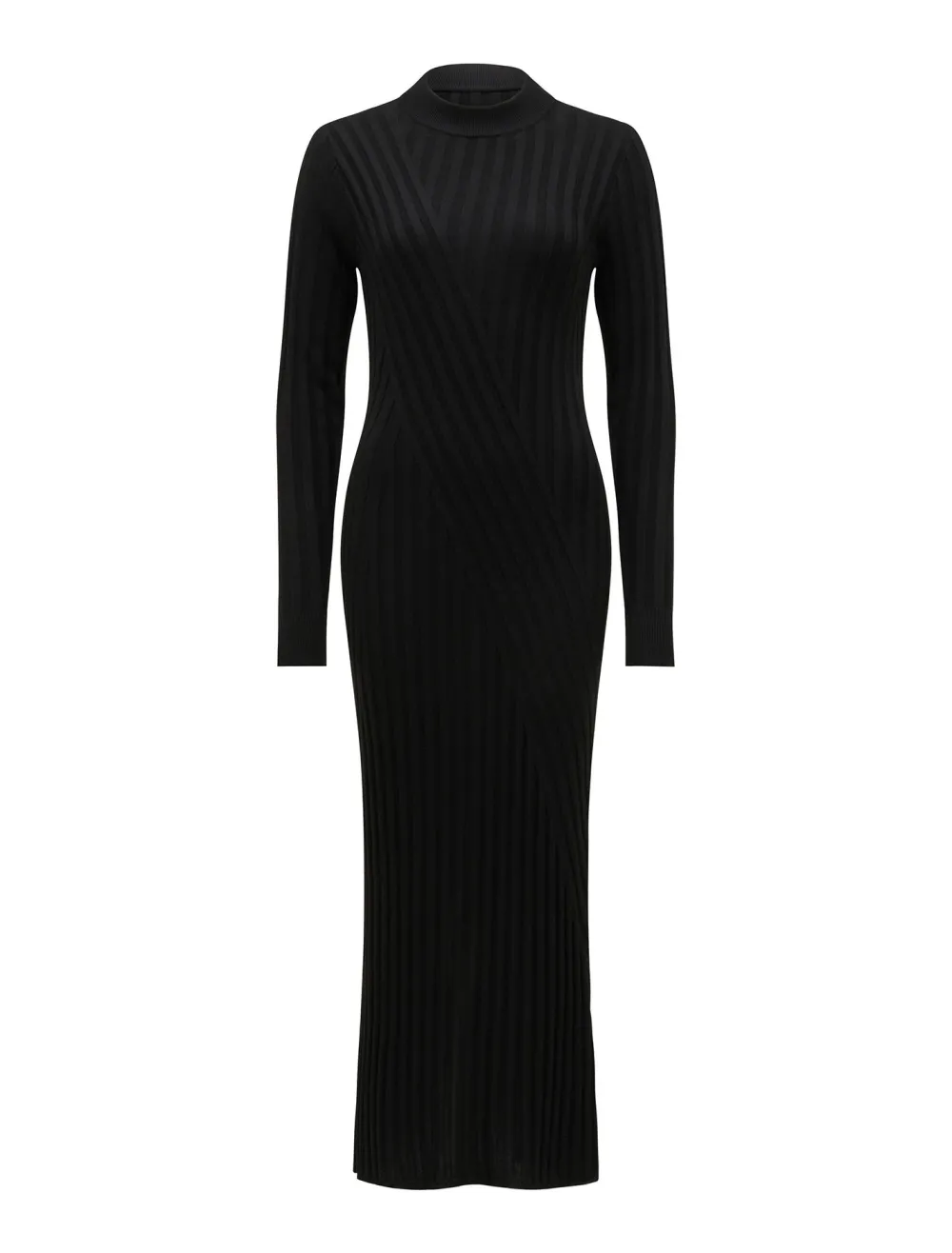 Rib Transfer Midi Dress