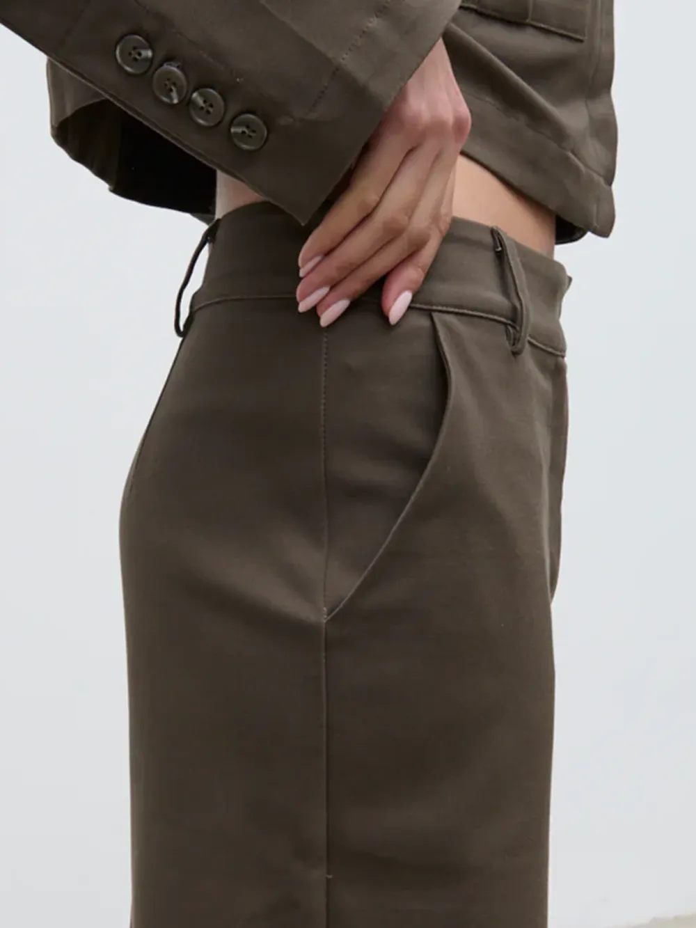 Tailored Maxi Skirt