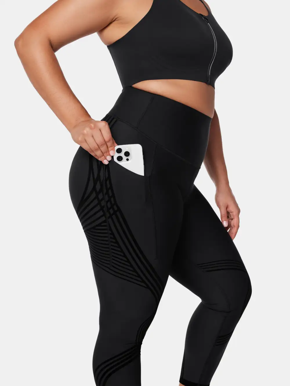 Body Sculpt Side Pocket 7/8 Leggings