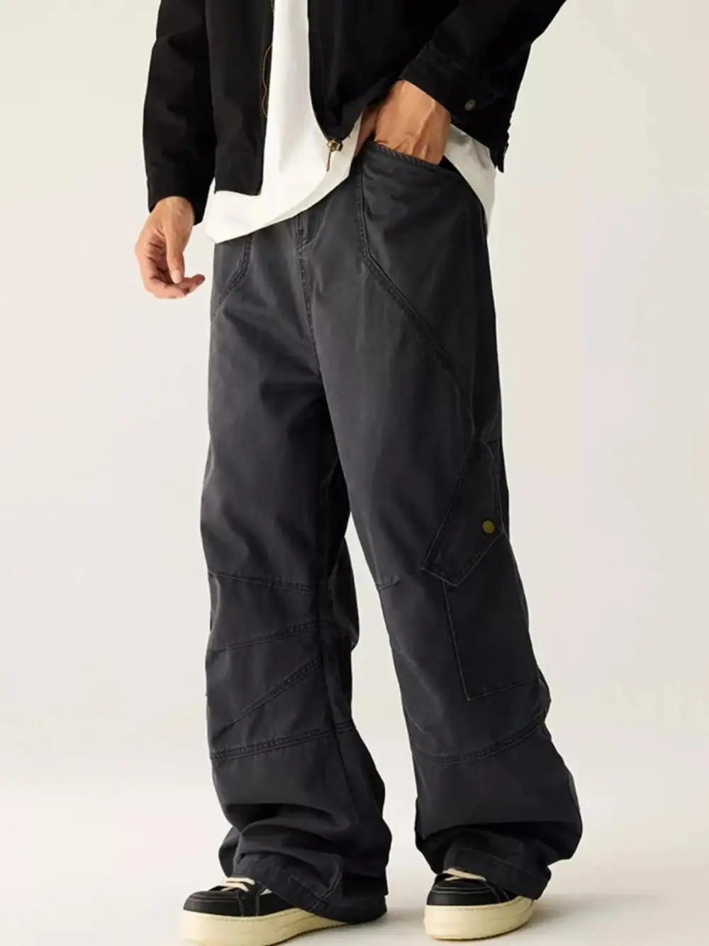 Soft Touch Wide Leg Cargo Pants