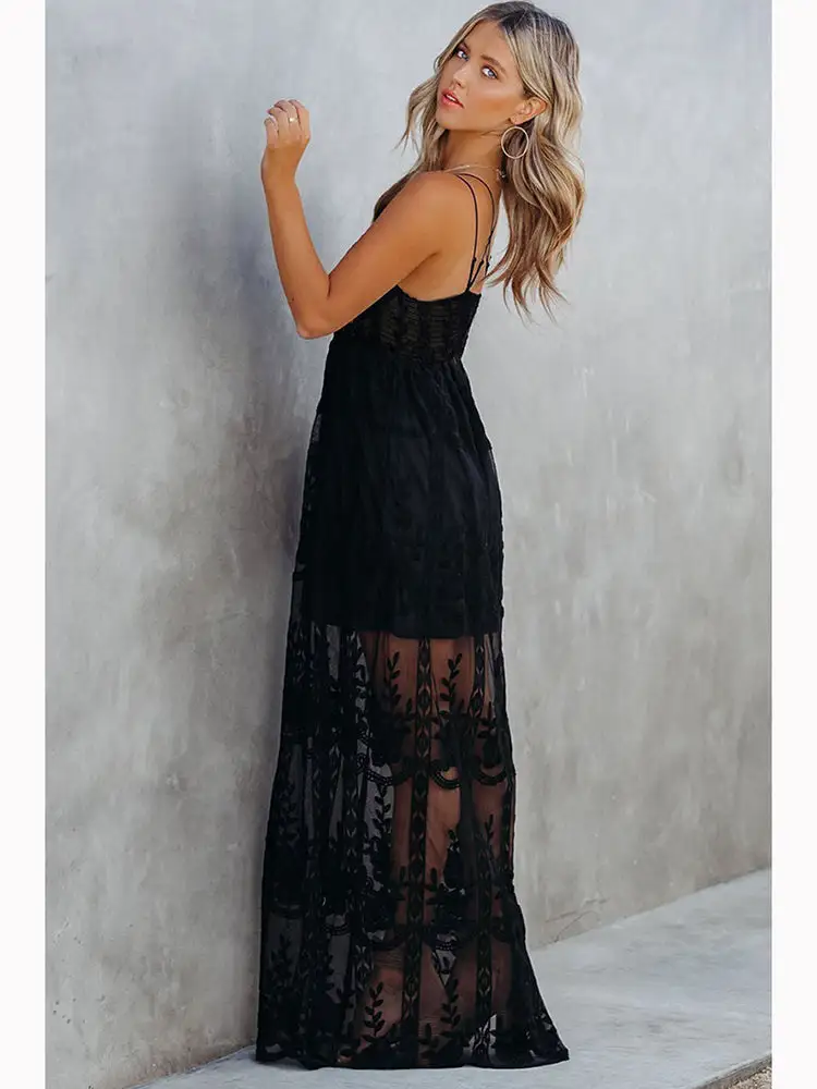 Allure Bohemian Lace Maxi Dress