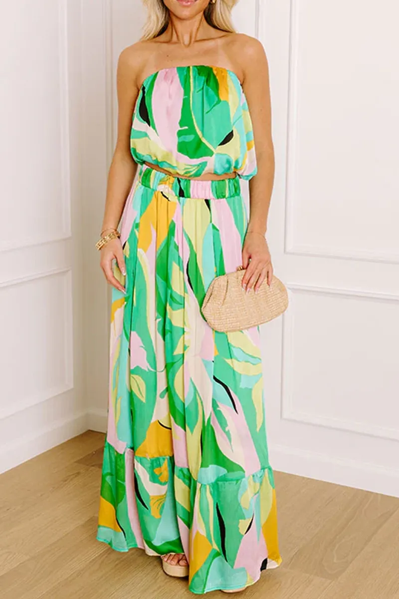 Casual Ruffled Loose Women's Skirt