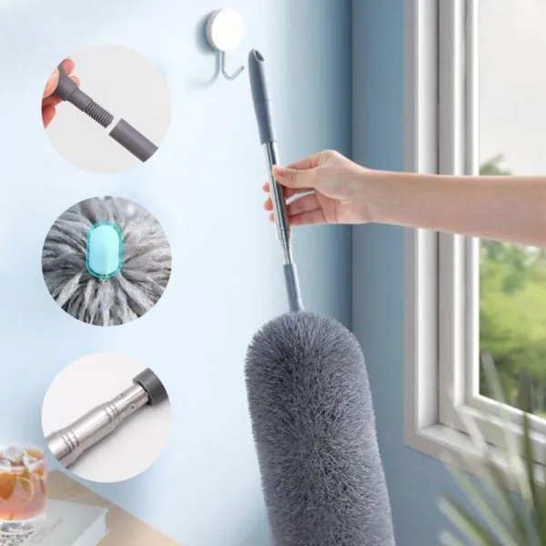 Extendable Telescopic Duster & Dust Brush