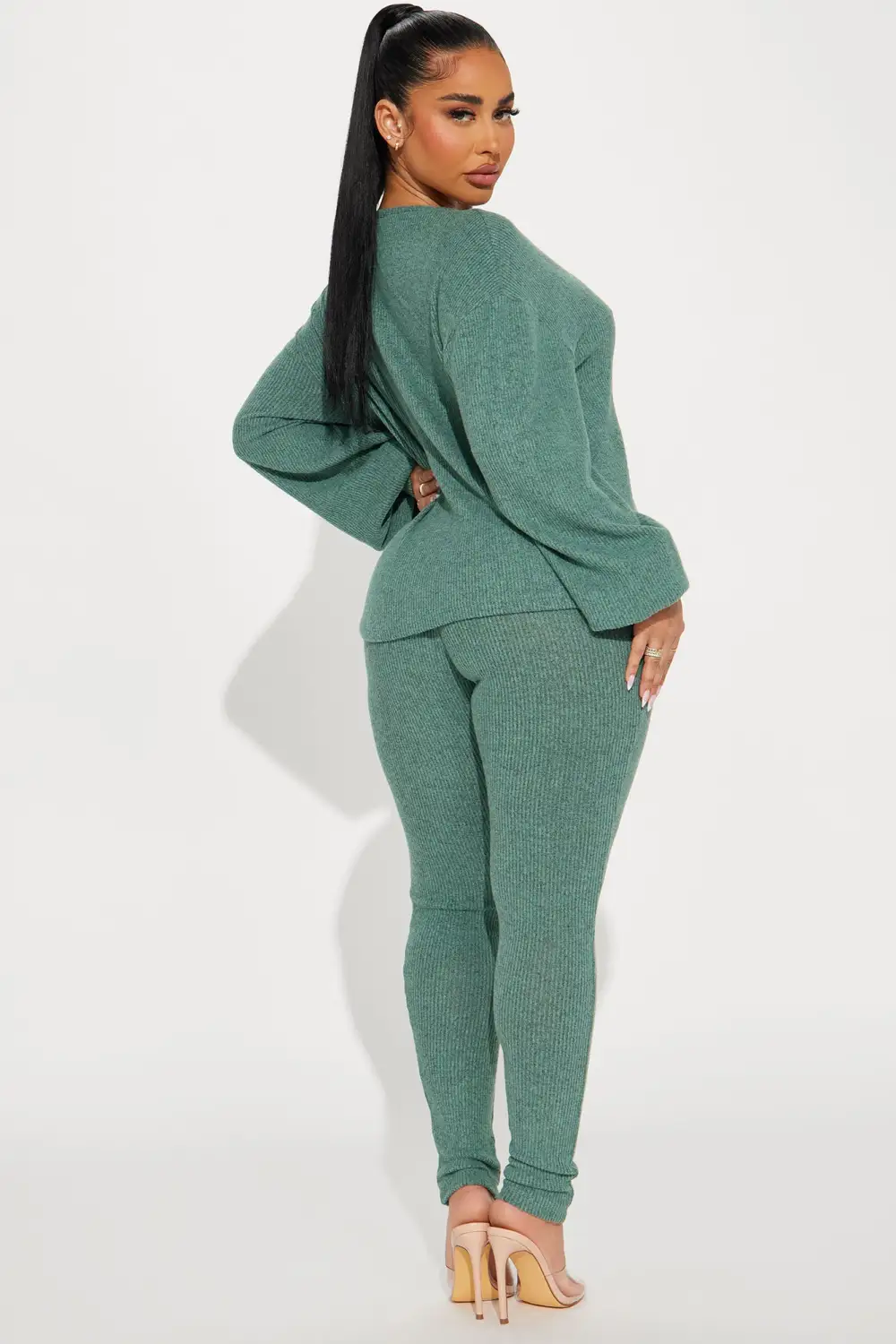 Comfy N Cozy Legging Set - Sage