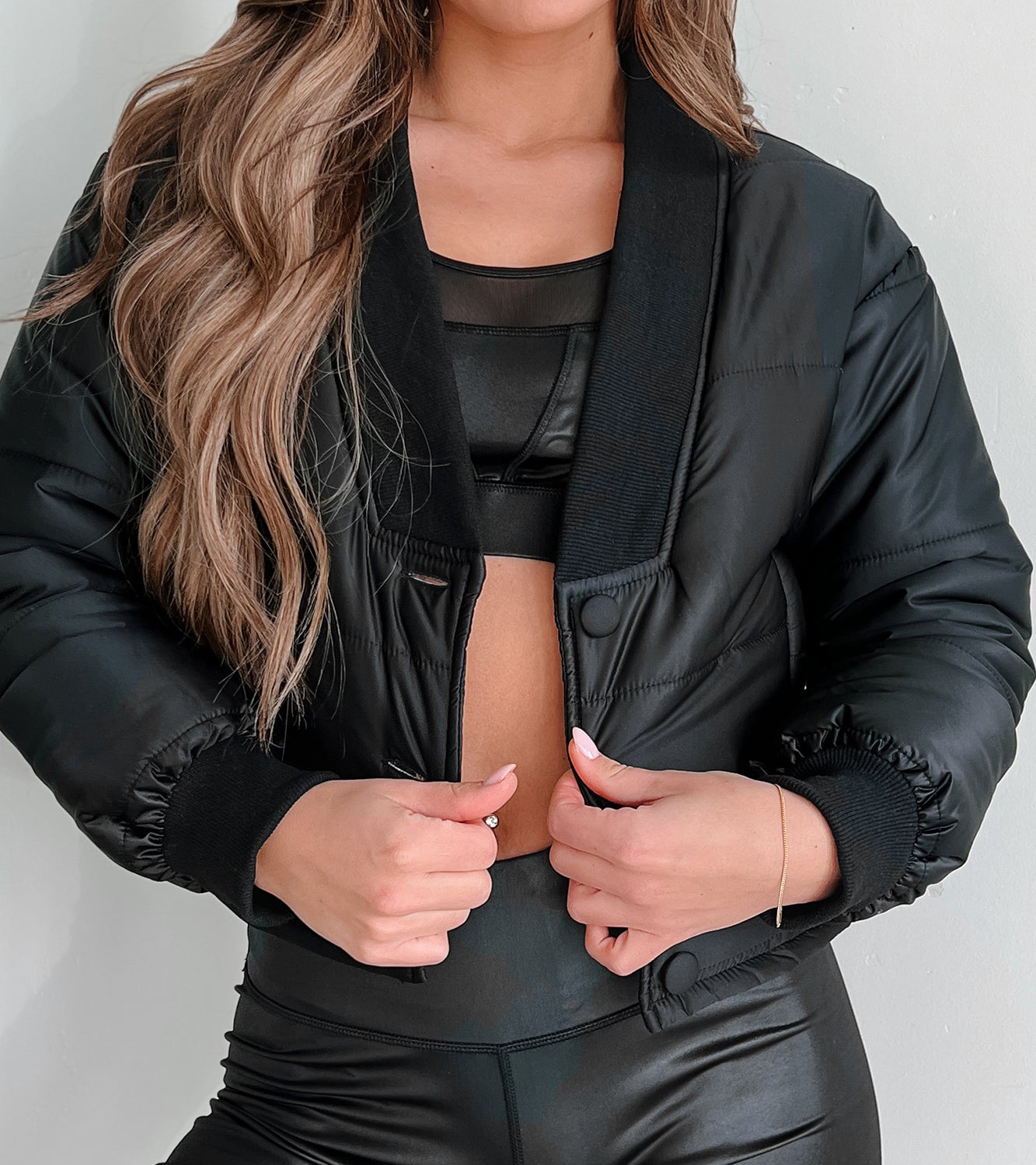 Might Surprise You Padded Crop Jacket