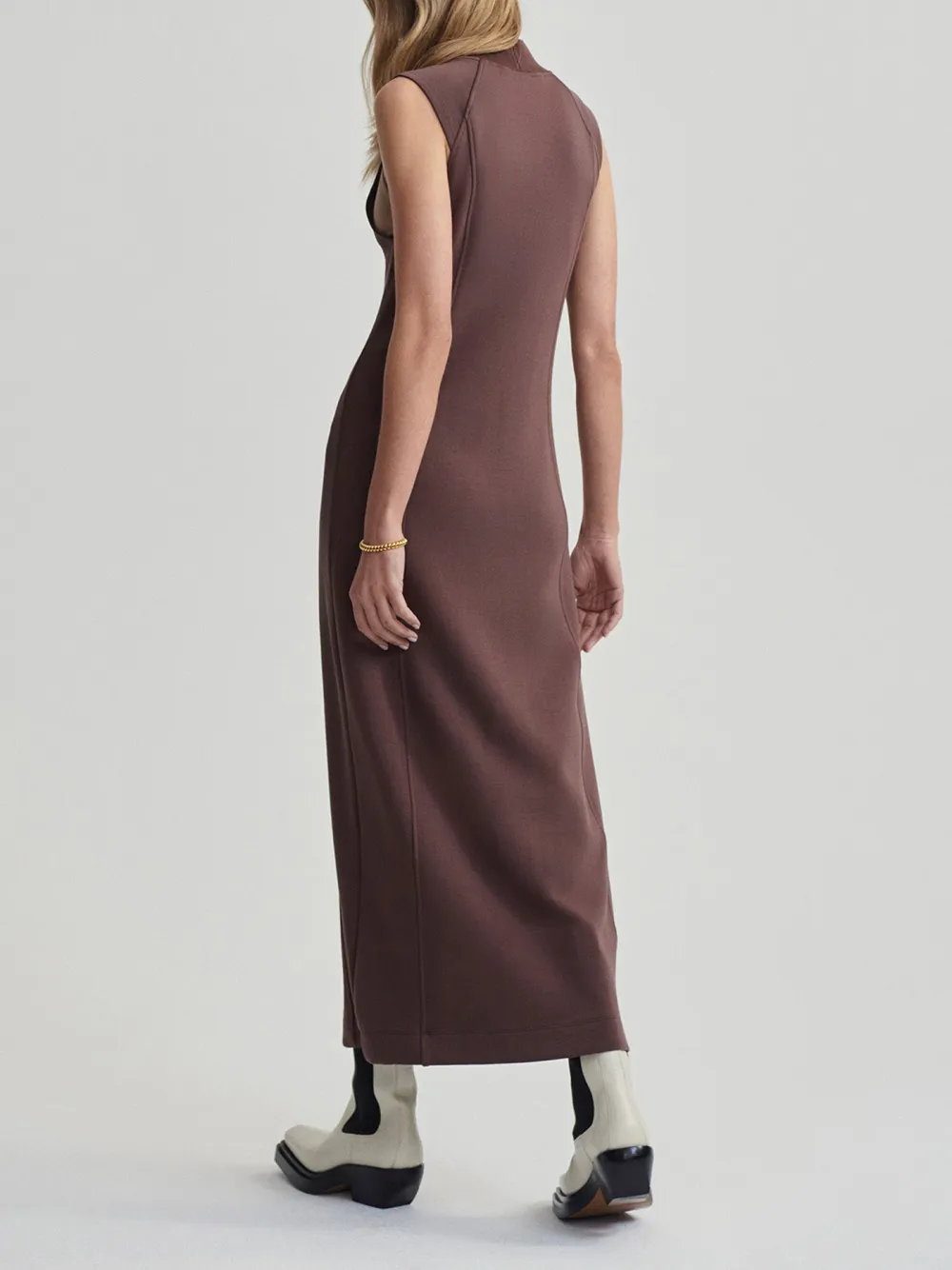 Slim Sleeveless Midi Dress