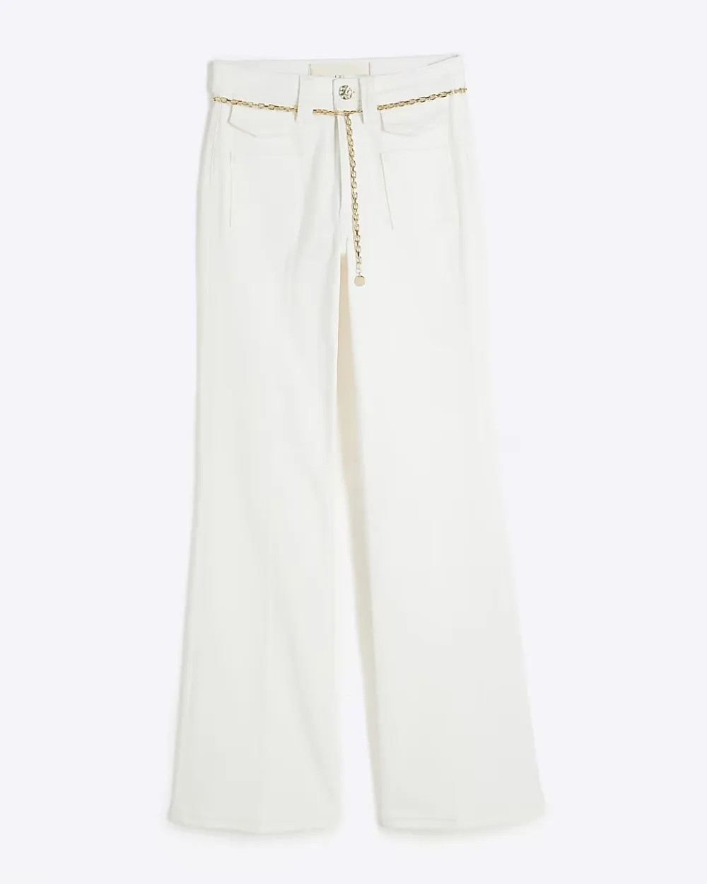 Fashionable Casual High Waist Flared Jeans