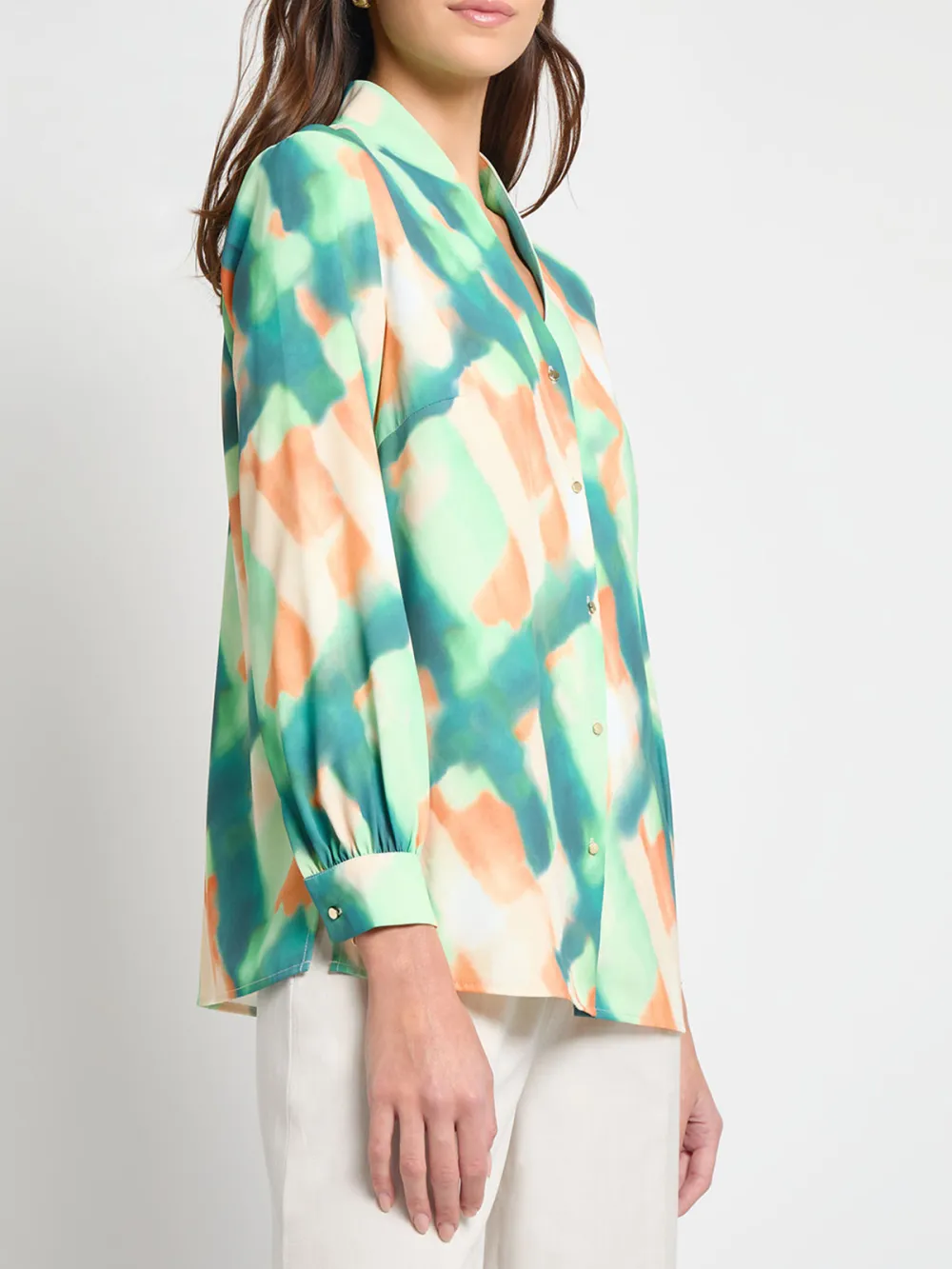 Modified Mandarin Collar Shirt