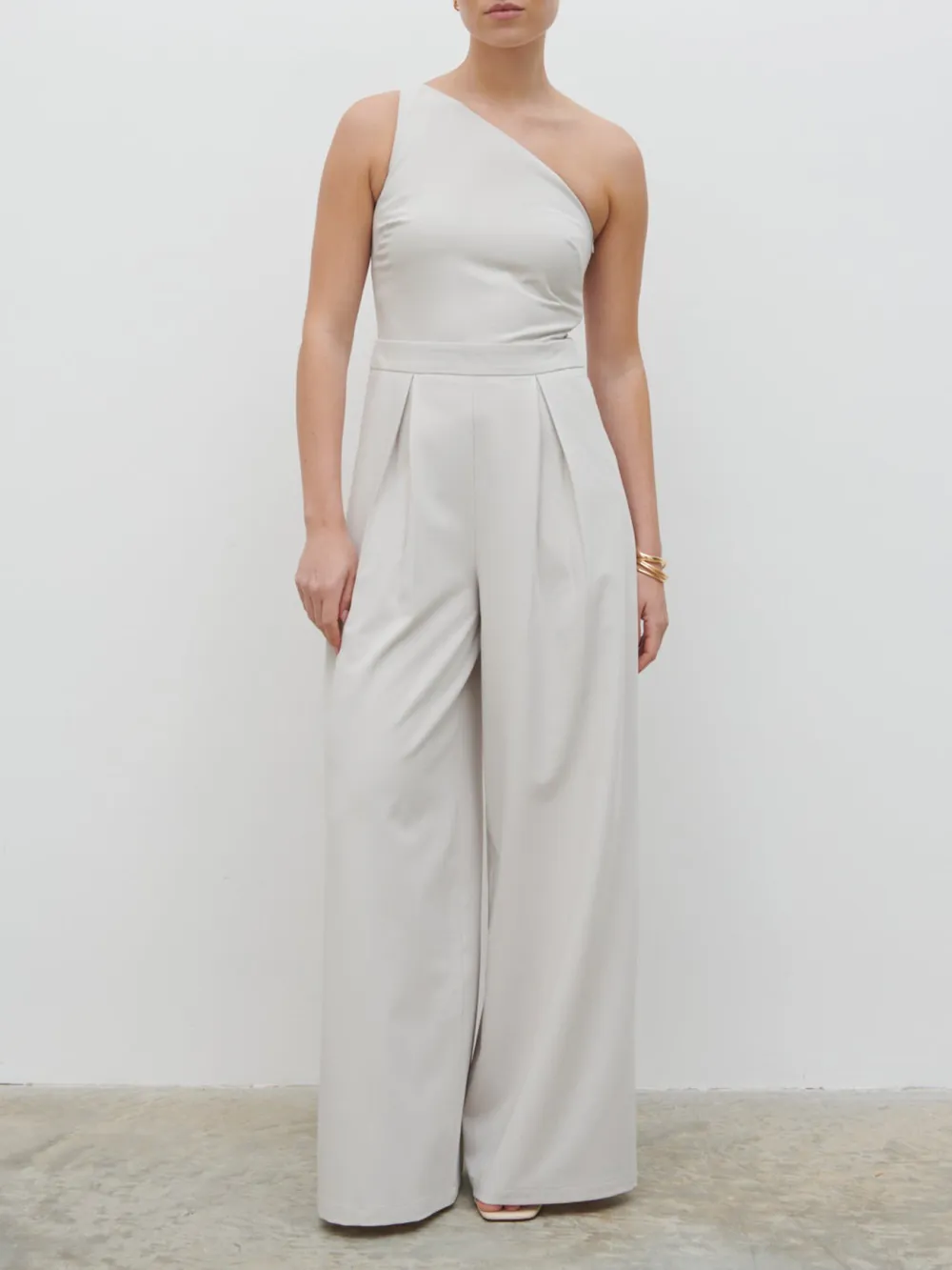 One Shoulder Jumpsuit