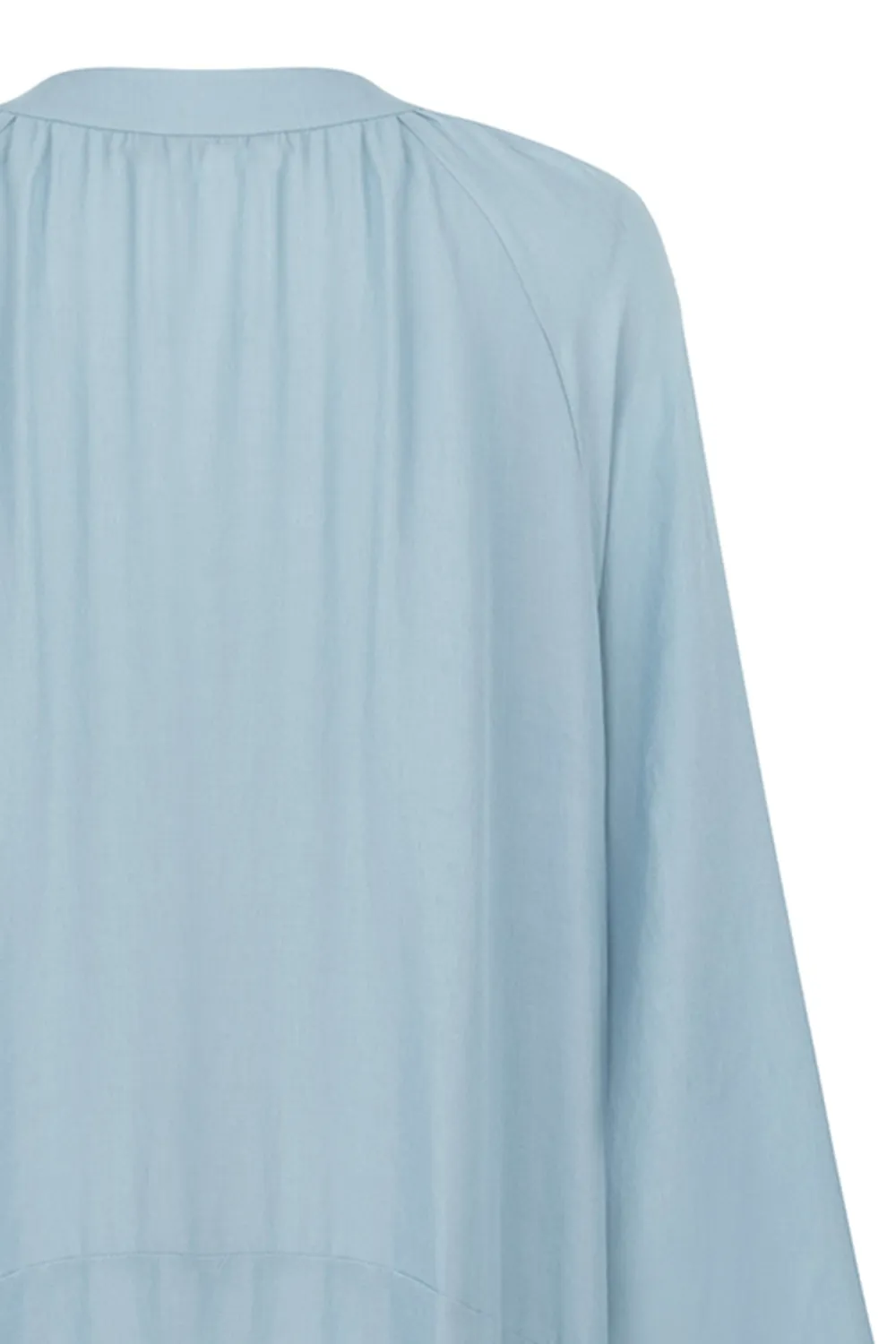 Long Sleeve Maxi Dress-Blue