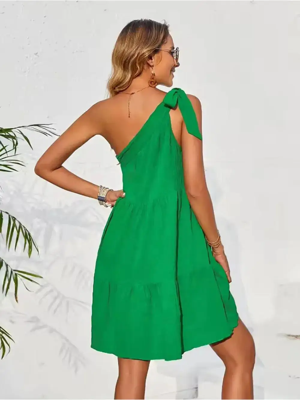 Easy Tie Waist Tie Detail Dress