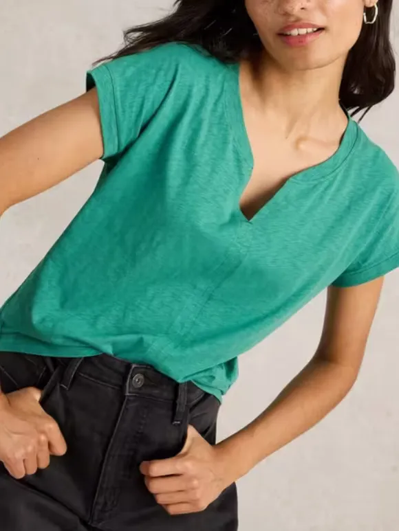 Daily Notch Neck T-Shirt