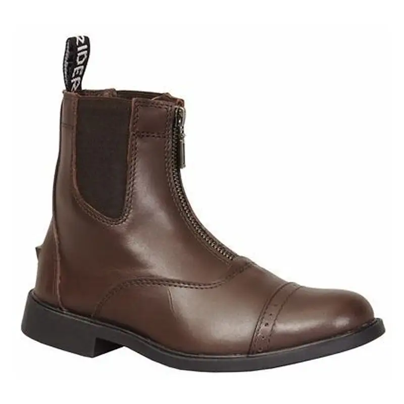 Versatile Zip Leather Paddock Boots