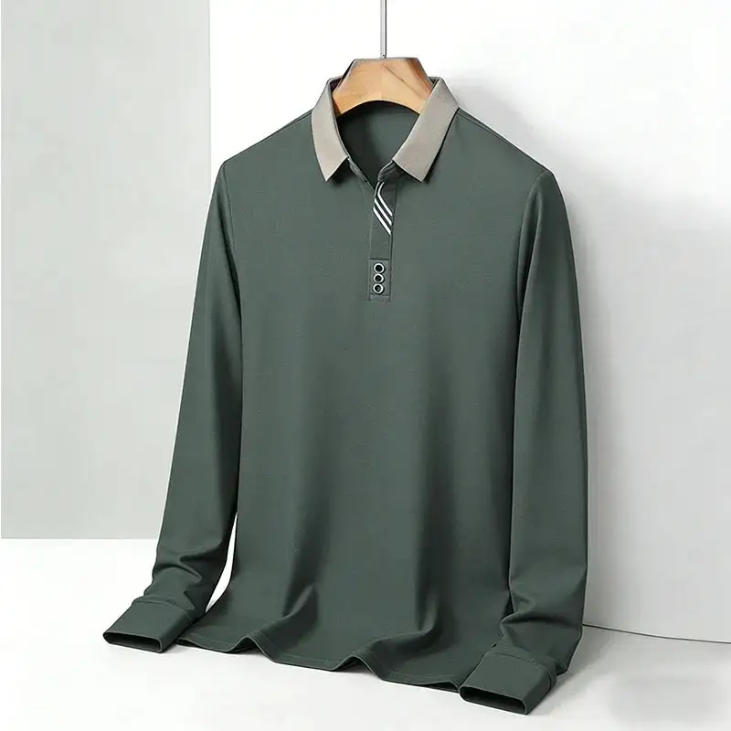 Tailored Long Sleeve Polo