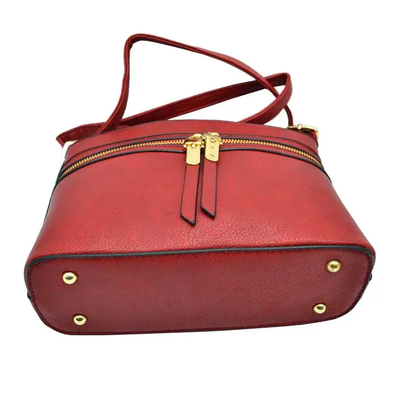 Zipper Detail Crossbody Bag