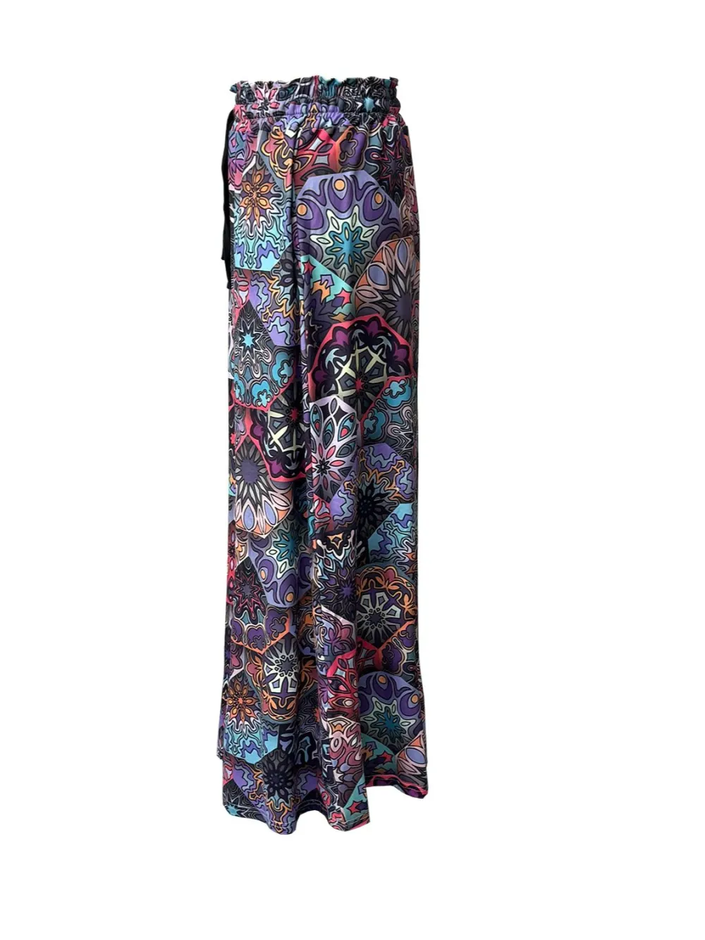 Printed Maxi Pockets Ezyfit Skirt