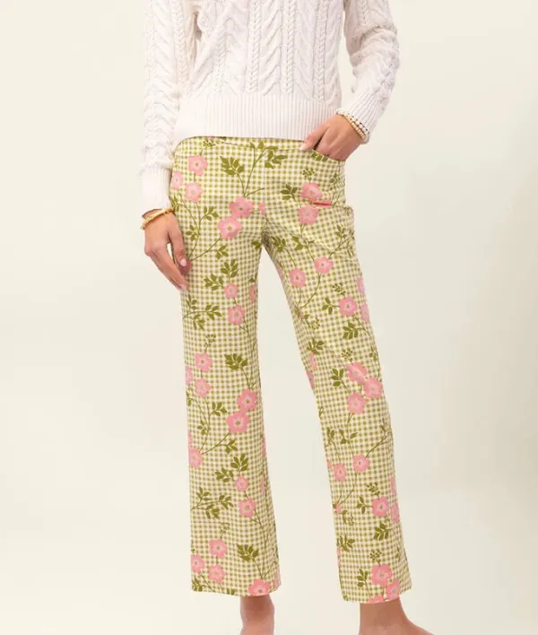 Kick Flare in  Gingham
